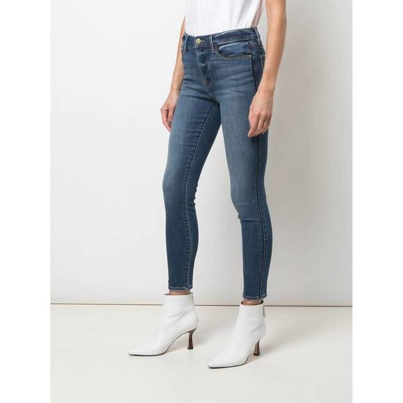 NEW FRAME le high tux stripe jeans in serrano - Picture 1 of 3